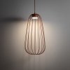 Lampa wisząca kolor ceglany ażurowa druciana owalna minimalistyczna loftowa uniwersalna klasyczna SPHERA S 11308 TK-LIGHTING